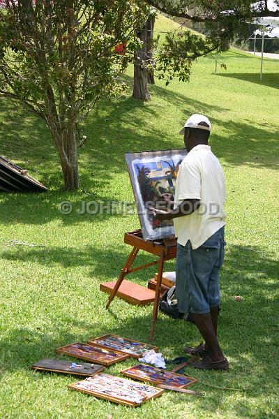 IMG_JE.ART06.JPG - Pastel Artist competing in Art in the Gardens organised by Masterworks Museum of Bermuda Art
