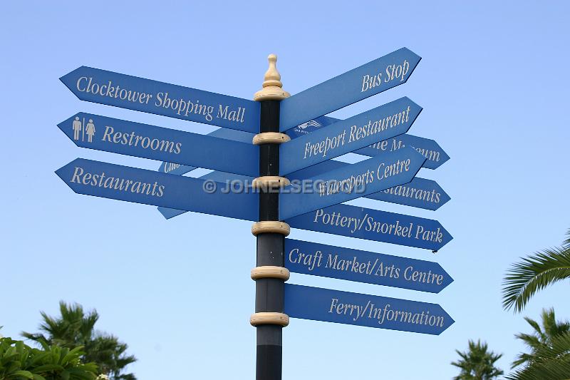 IMG_JE.DOC33.JPG - Directional signs at the Royal Naval Dockyard, Bermuda