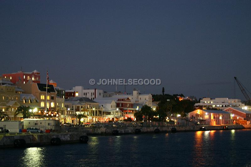 IMG_JE.HAM144.JPG - Front Street after dark, Hamilton, Bermuda