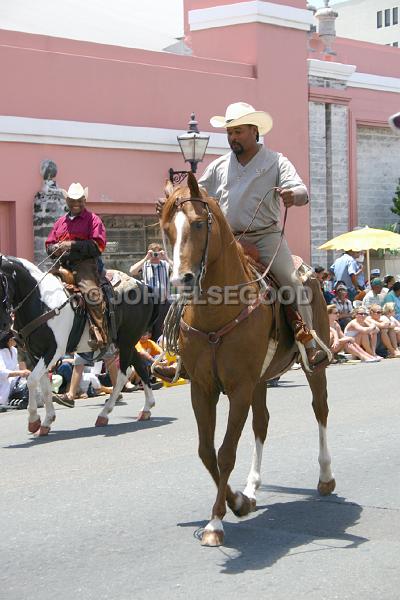 IMG_JE.BDADY56.JPG - Bermuda Day Parade, Horses and Riders, Front Street, Bermuda