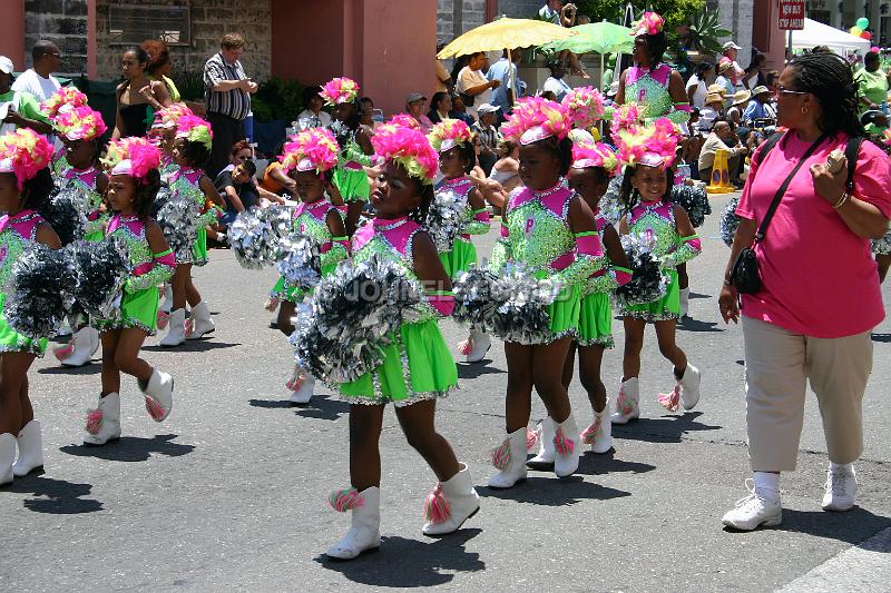 IMG_JE.BDADY80.JPG - Bermuda Day Parade, young Majorettes, Front Street, Bermuda