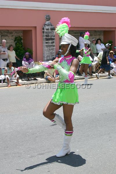IMG_JE.BDADY90.JPG - Bermuda Day Parade, Majorettes, Front Street, Bermuda