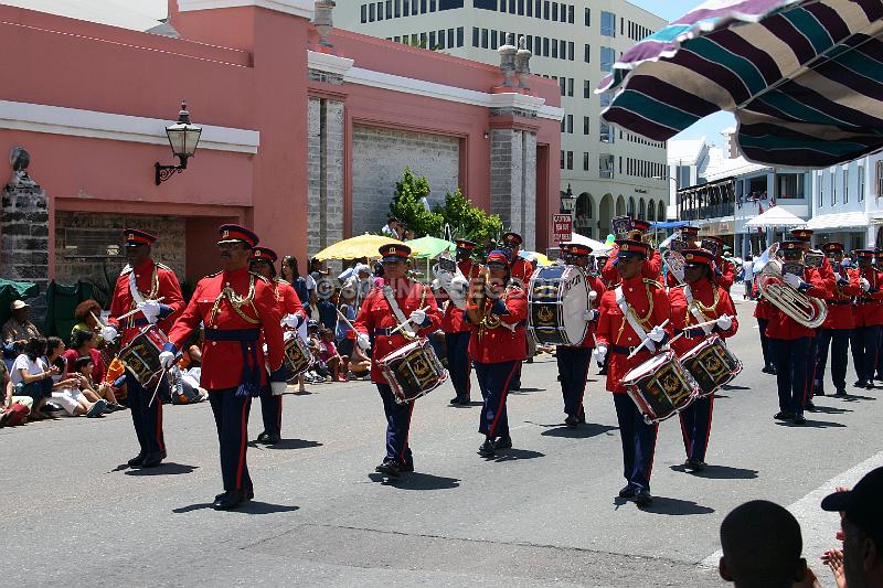 IMG_JE.BDADY96.JPG - Bermuda Day Parade, Bermuda Regiment, Front Street, Bermuda